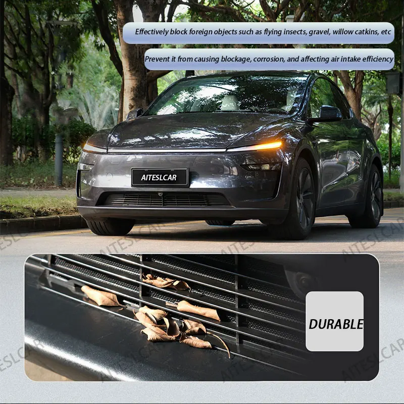 Grille Mesh Inserts for Tesla Model Y Juniper 2025 2026 Front Air Inlet Vent Grille Cover Replacement Anti-insect Accessories