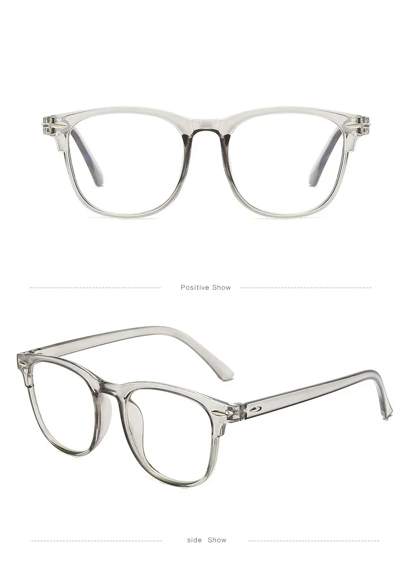 Round Clear-Lens Glasses Set — product information 4