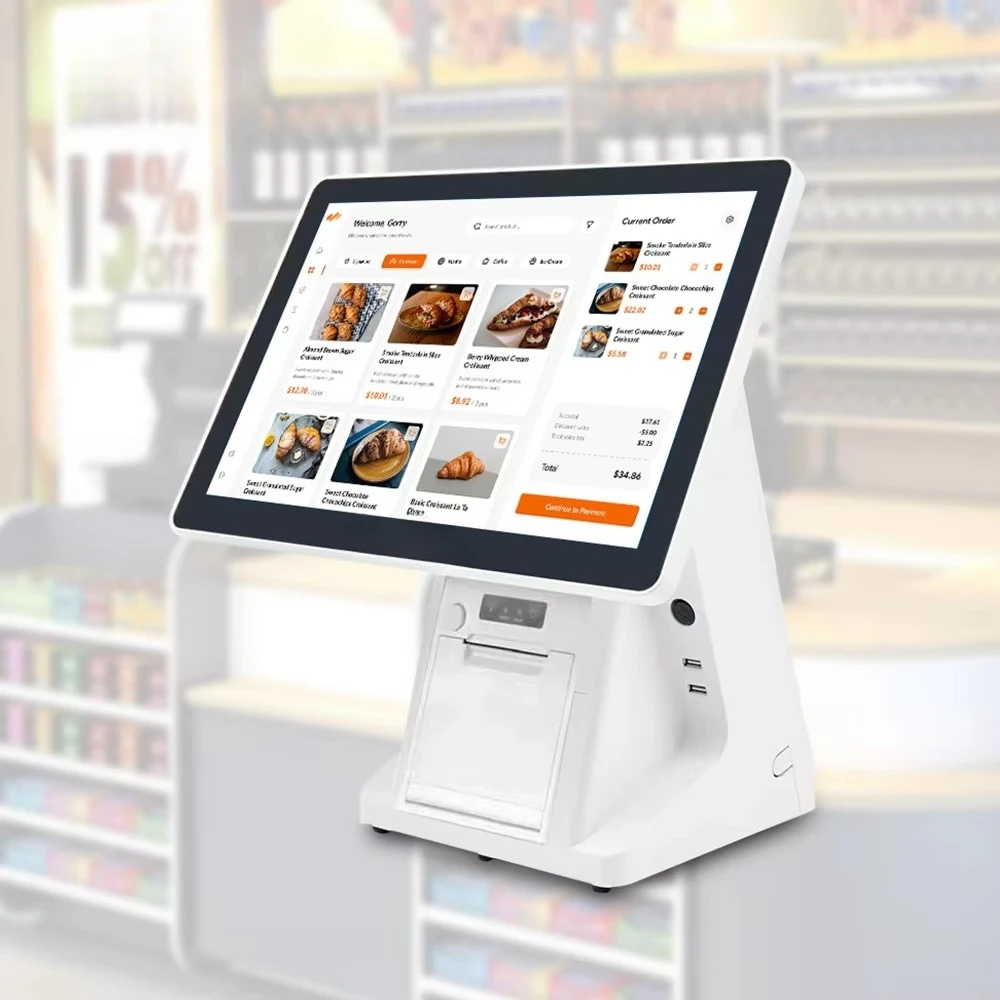2026 sell 15.6 inch cash register POS end point system touch screen restaurant retail POS machine