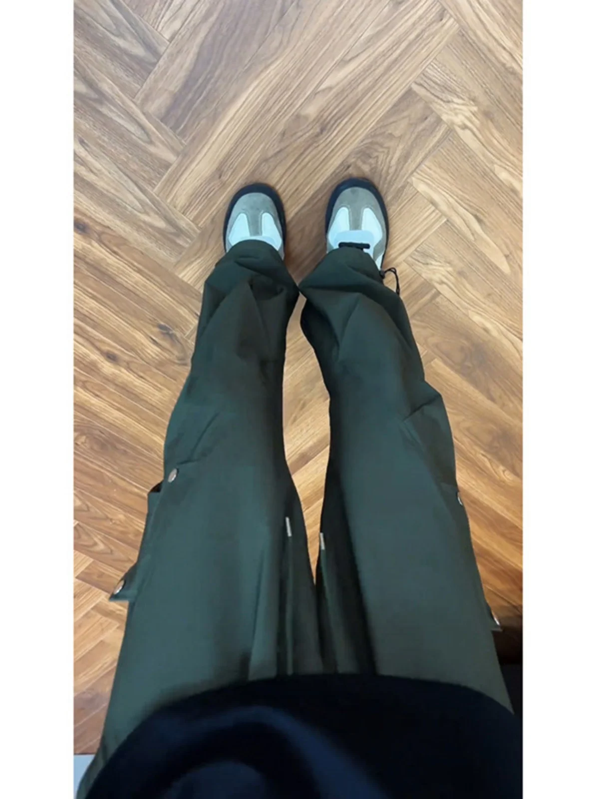 

Американские военные рабочие брюки для мужчин, парашютные, быстросохнущие, из ледяного шелка, струящиеся, повседневные, длинные, модные, трендовые