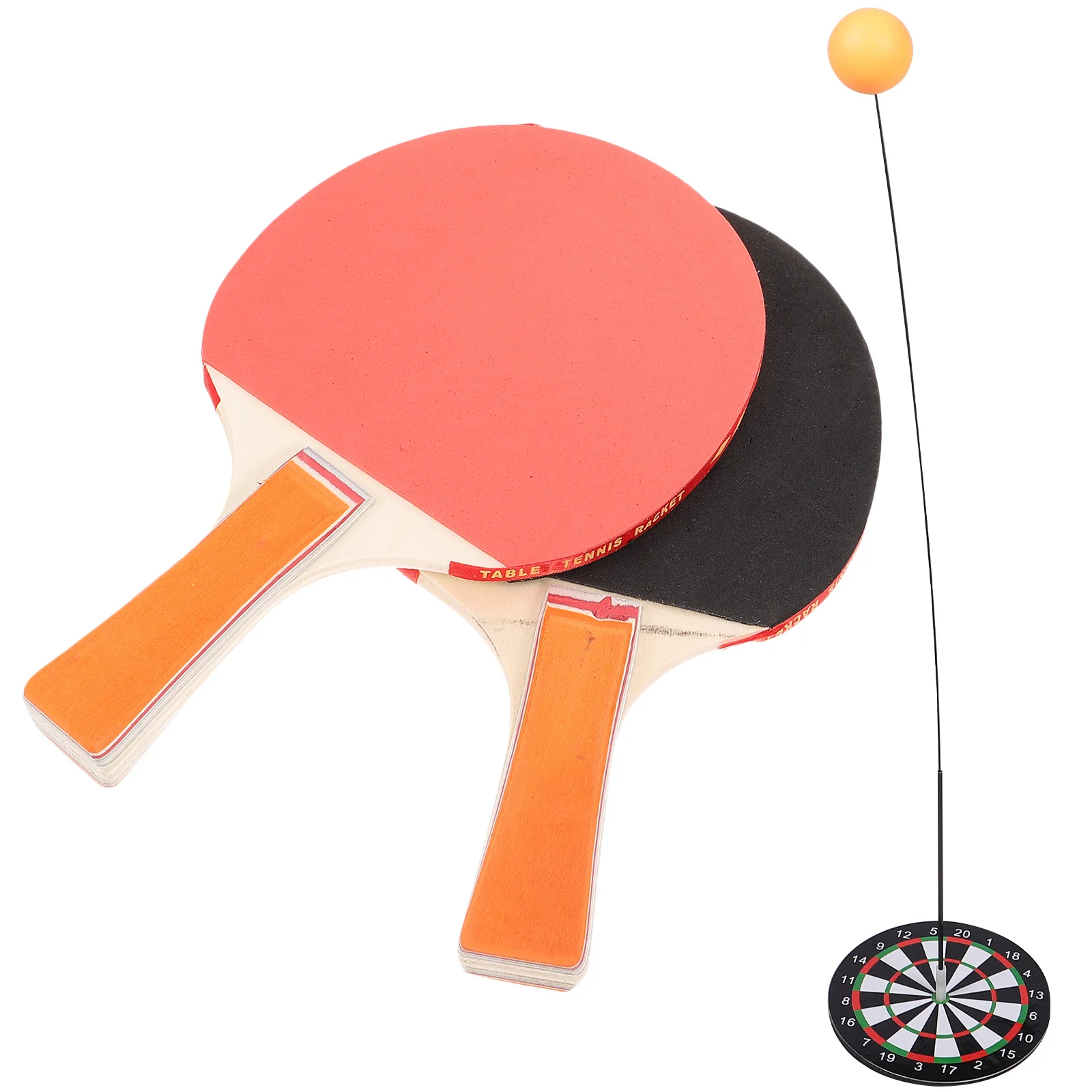 مجموعة واحدة من جهاز تدريب تنس الطاولة، مجموعة أدوات ممارسة المضرب المرنة عالية الجودة للمبتدئين والمحترفين مناسبة للجميع