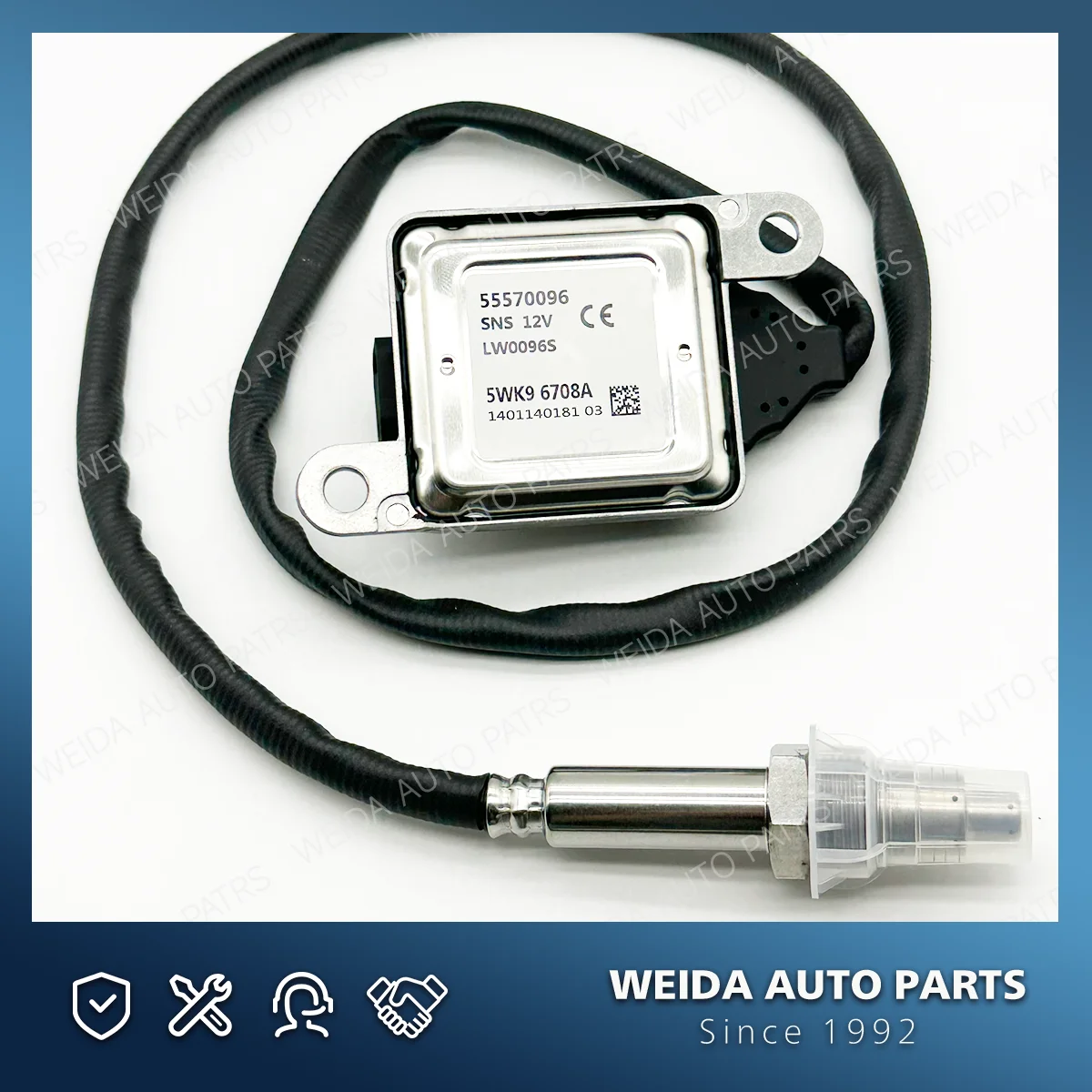 55570096   5WK96708A Neuer NOX-Sensor für VOR KAT POSITION 1 OPEL ZAFIRA C 1.6 CDTI B16DTH 5WK97263 5WK9 7263