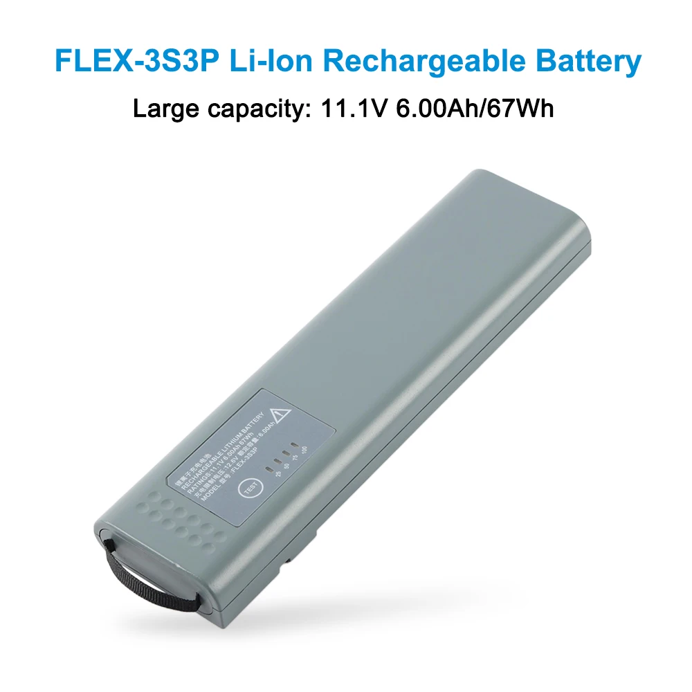 FLEX-3S3P FLEX-3S3P-6 Ersatzakku für GE Healthcare Patientenmonitor B650 B105 B125 U80206AR01 2036984-001 67WH – Detail 1