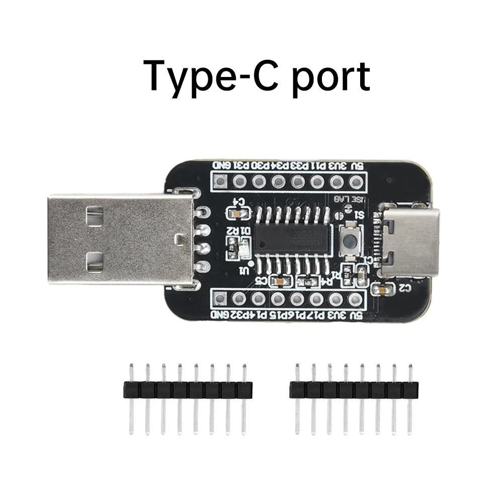 Placa de desarrollo CH552G, placa central 8051 51, placa central de microcontrolador Micro USB/tipo C