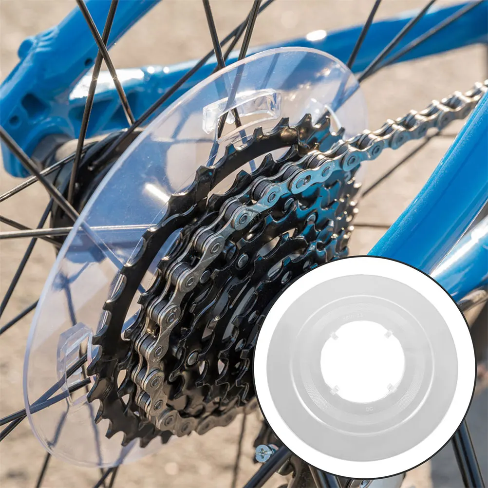 

5pcs Bicycle Protector Cover: Durable Plastic Mountain Bike Flywheel Guard With Universal Fit For Road Cycling Lightweight