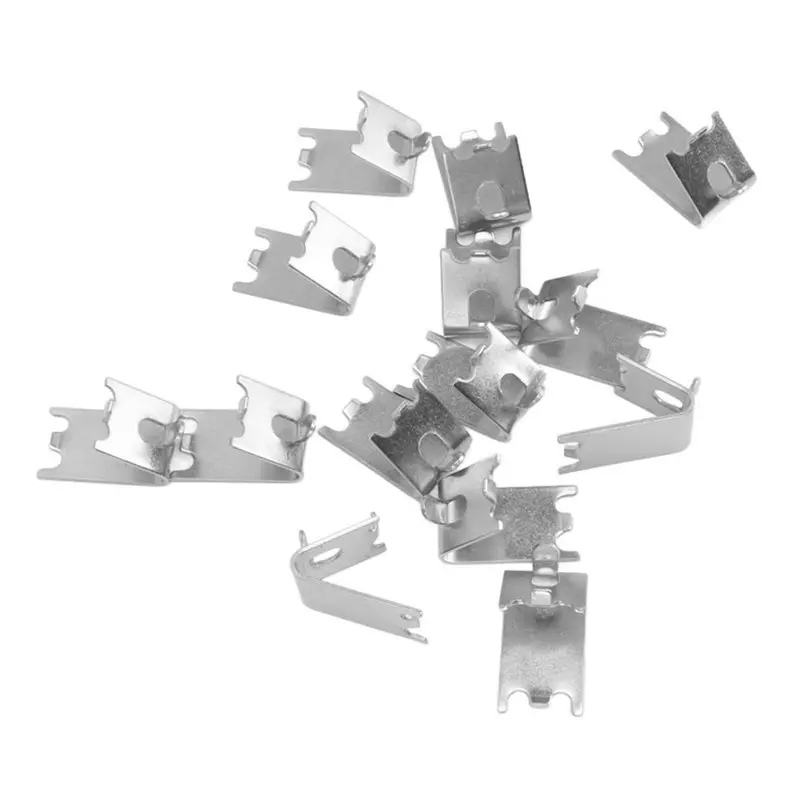 B01C-ثلاجة الجرف دعم 14 قطعة 1.5 مللي متر 304 الفولاذ المقاوم للصدأ الفريزر الجرف كليب لتحسين الرف قدرة #4