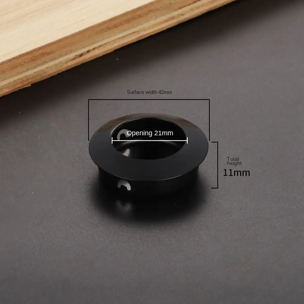 Fashion Stainless Steel Recessed Door Handle Hardware Invisible Door Handlebar Furniture Sliding Door Pull Wardrobe