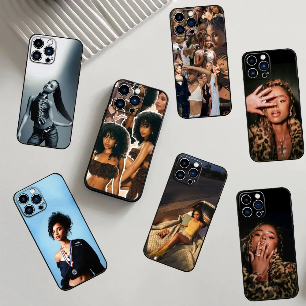 T-Tyla Singer  Phone Case For iPhone 16,15,14,13,12,11,Pro,X,XS,Max,XR,Plus,Mini Soft Silicone Black Shockproof TPU