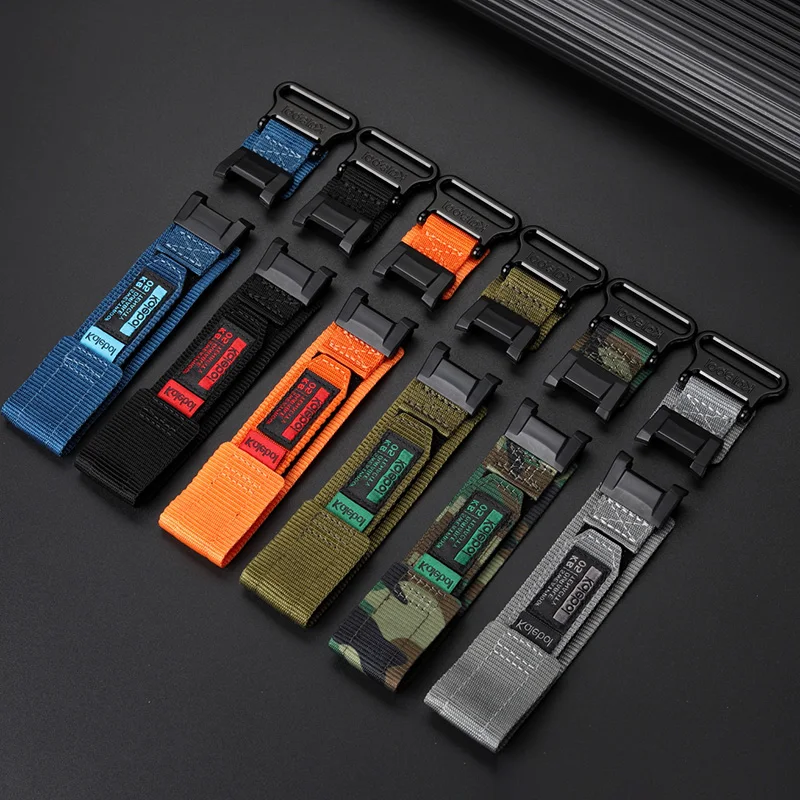 Canvas wristband for Casio G-SHOCK third-generation Big Mud King GWG-B1000, easy to modify and paste nylon watch strap accessori