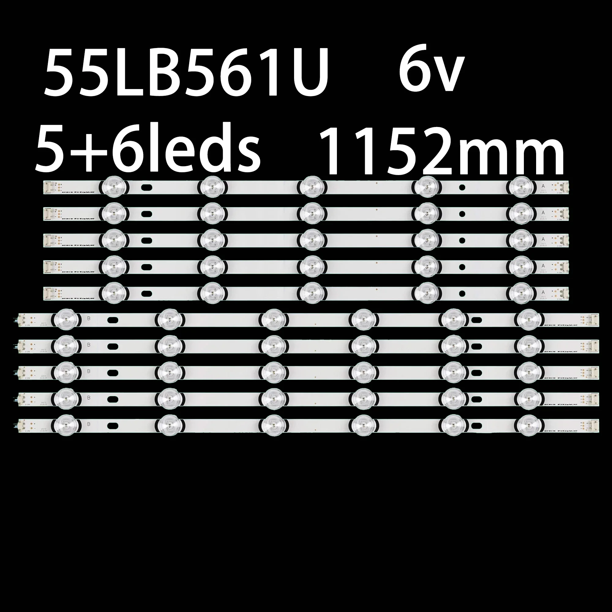 LED Backlight strip For DRT 3.0 55 55LB561U 55LB572V 55LB5800 55LB580B 55LB580U 55LB580V 55LB5820 55LB582B LC550DUE-FGA3