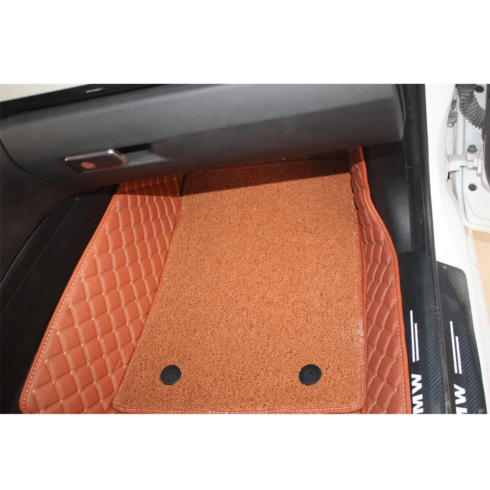 Juego completo de alfombrillas para coche 7d, pie para mascotas para todos los modelos, compatible con B-M-W 5 Series GT