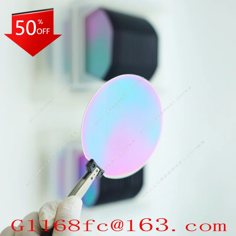 1-8 Inch Single Double Polished Silicon Wafers for Scientific Research Electron Microscopy Coating Electronic Grade Solar Energy
