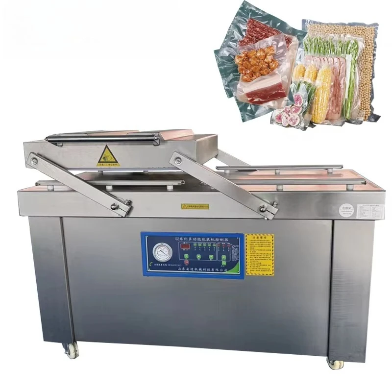 Stainless Steel Vacuum Sealer, Corrosion-Resistant, Commercial Grade, Food Saver, Kitchen Appliance, 2-in-1 Sealing System
