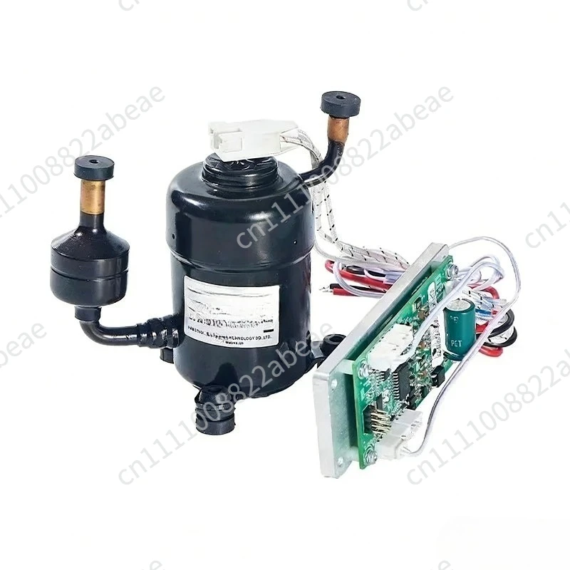 12V 24V 48V DC Air Compressor 450W High Power for Car Refrigerator Mini AC Cooling R134A Portable Freezer RV Truck Marine Use