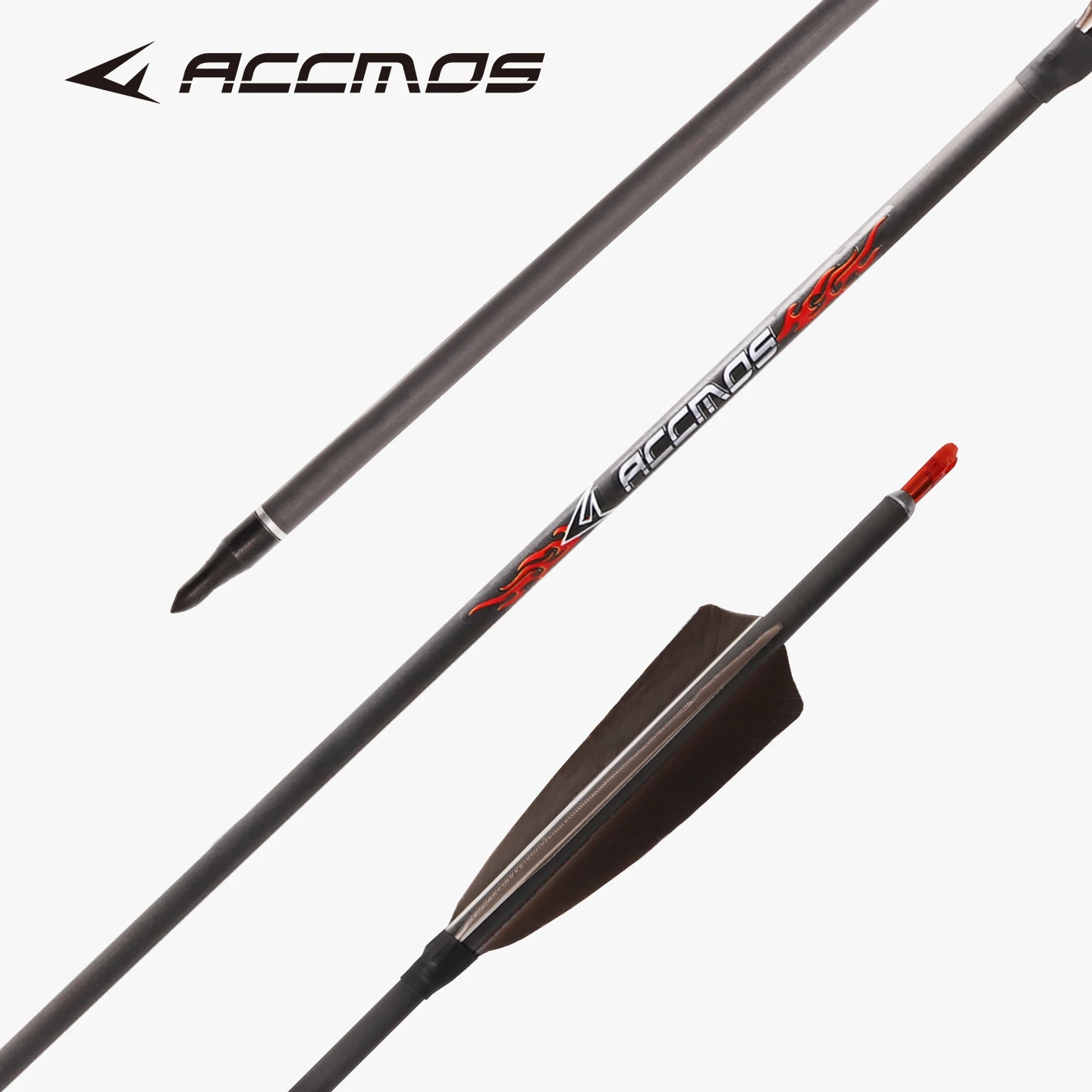 12/15 قطعة 6.2 مللي متر +-0.003 سهم كربون نقي العمود الفقري 250/300/350/400/500/600/700/800 33 بوصة سهم ريشة للصيد في الهواء الطلق