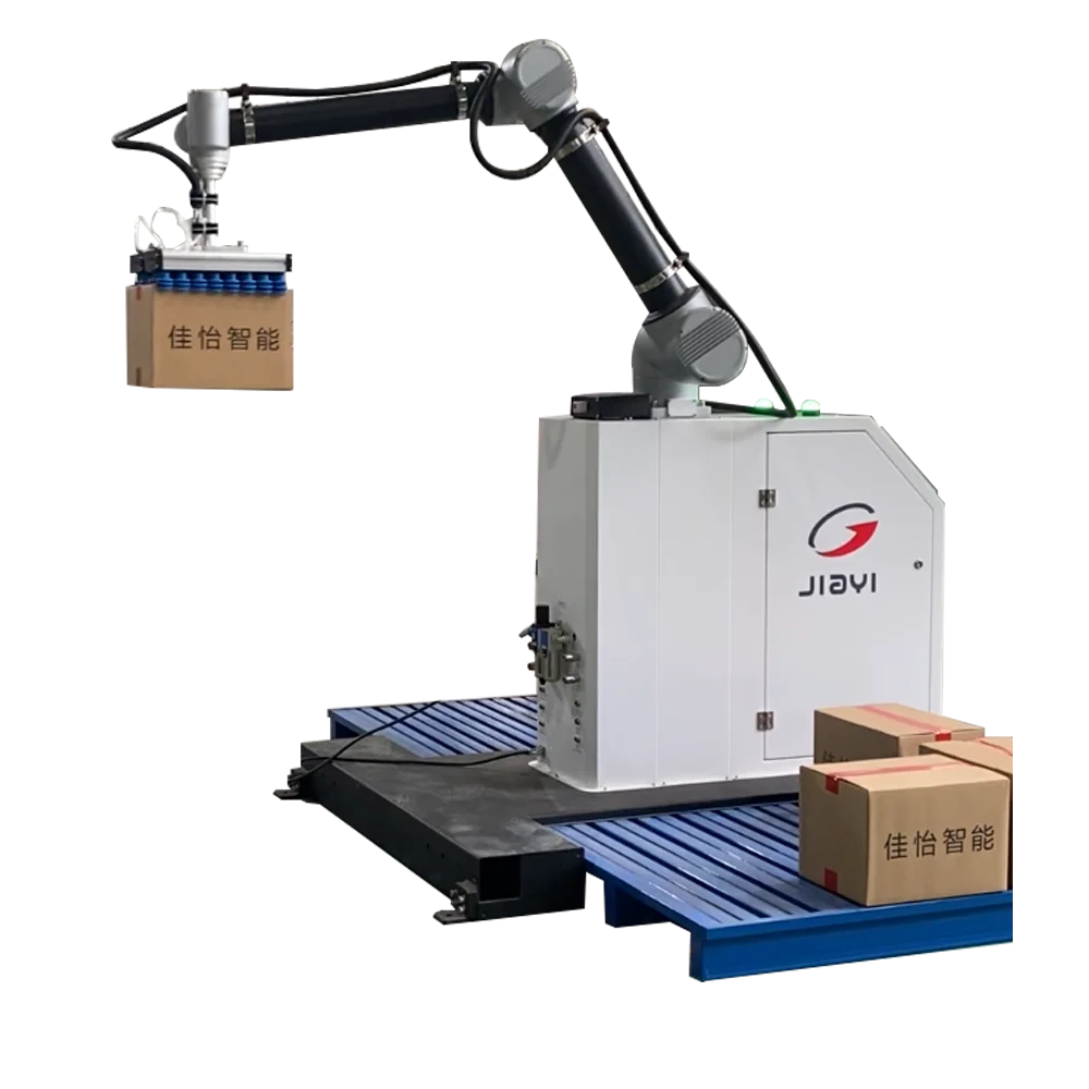 Custodia automatica per sacchetti di prelievo Custodia per scatola di cartone Robot Palletizer Robot Palleting Machine Robot impilatore