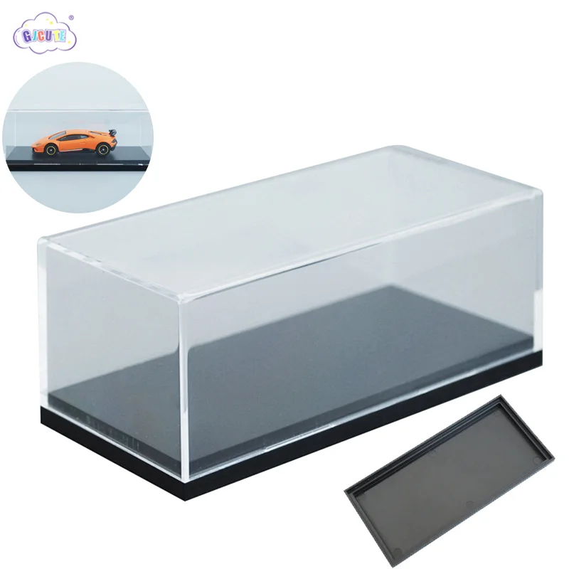 

High-quality Acrylic Display Case Fit For 1:64 Mini Size Dust Proof Clear Box Cabinet 1/64 Action Figures Display Box