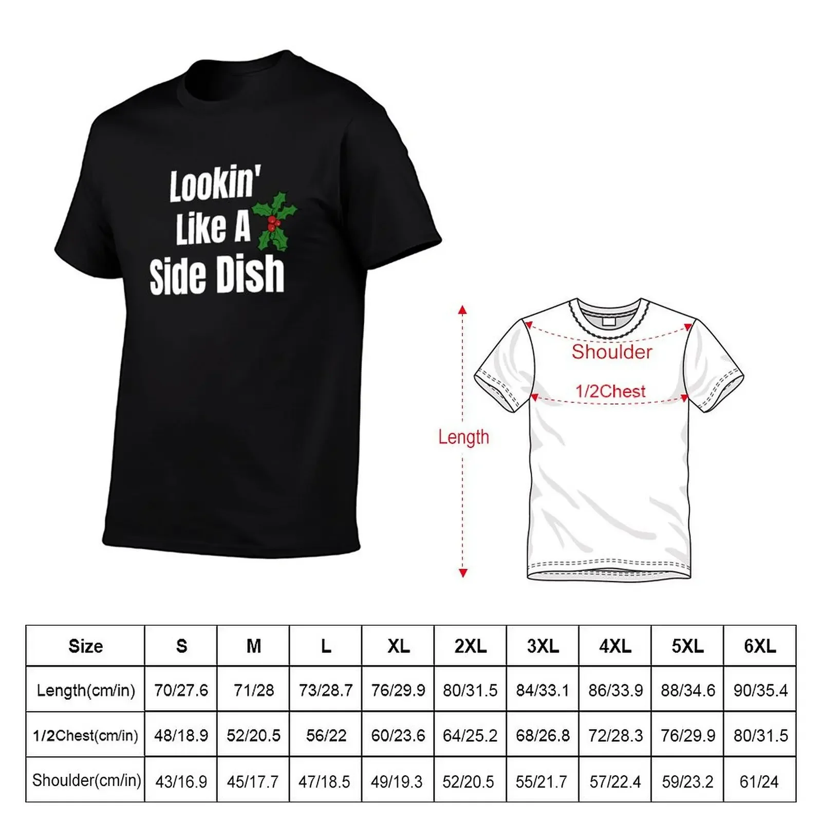 Looking Like A Side Dish Funny Thanksgiving Day Dinner T-Shirt oversized kawaii clothes Aesthetic clothing Short sleeve tee men