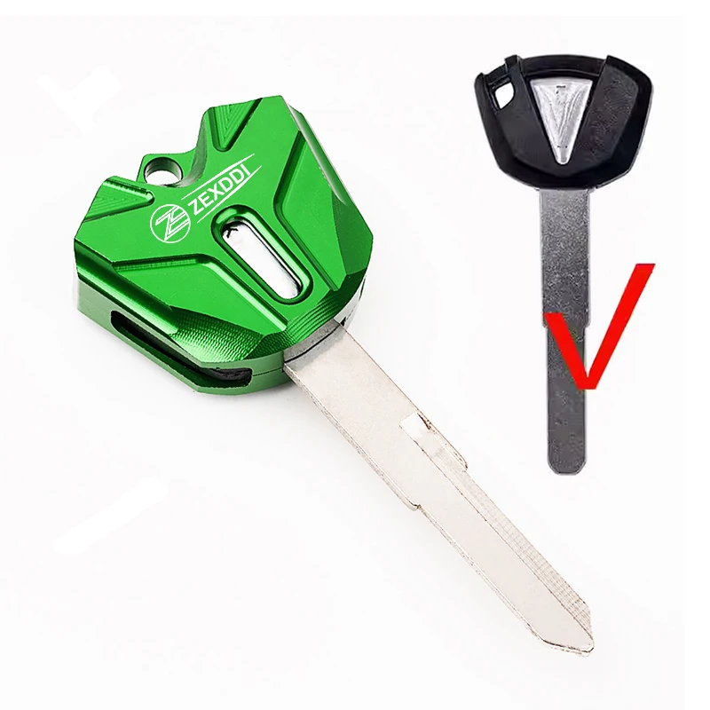 ZEXDDI Für Kawasaki Z500 Z800 Z650 NINJA 500 400 ZX 6R 4RR 10R Vulcan S Versys 650 1000 1100 Motorrad-Schlüsselhülle Schlüsselanhänger – Detail 3