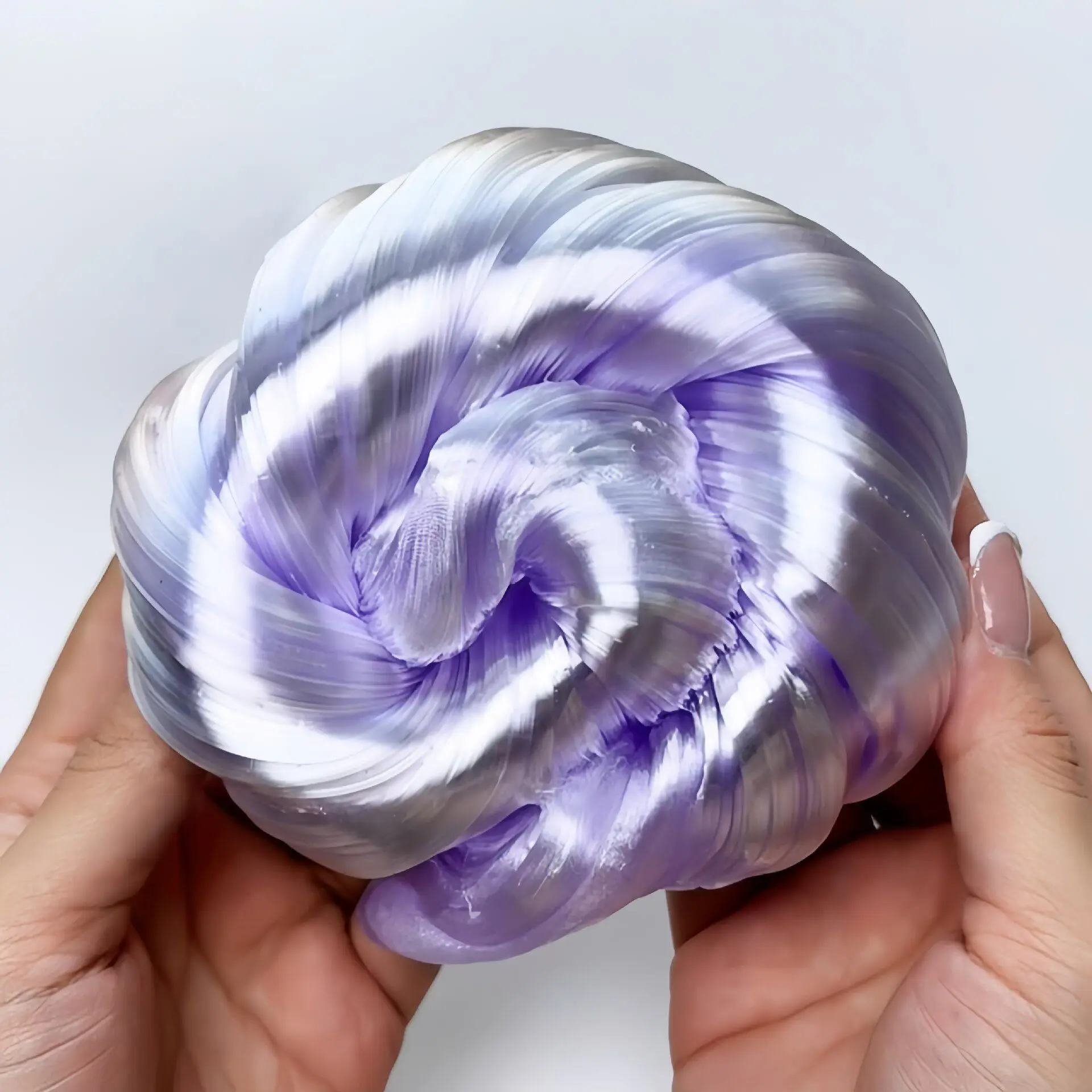 Liquid Glass Mud Foaming Glue Ins Style Crystal Fake Water Slime Non‑Newtonian Textured Kneading Toy Stress Relief Fidget Toy