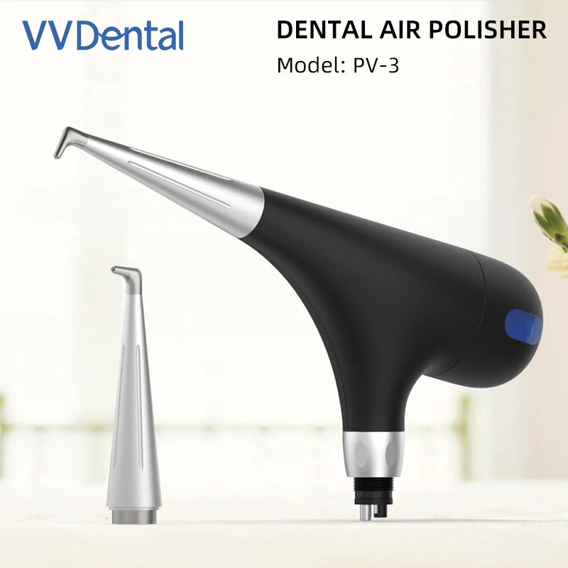 

VV Dental PV-3 Air Sandblasting Gun Dental Handheld Polishing Machine with 2/4 Holes Tooth Polishing Tool