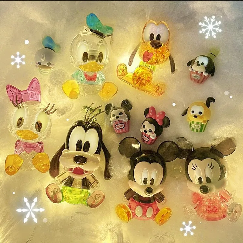 

MGL оригинальная милая семейная глухая коробка с Микки Диснеем, 3D фигурка-головоломка, рождественское коллекционное издание, загадочная коробка