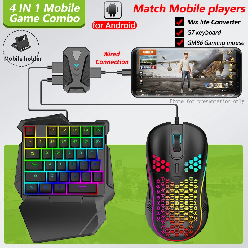 New Arrivals 4 In 1 Keyboard Mouse Mechanical Keyboard And Mouse Combo