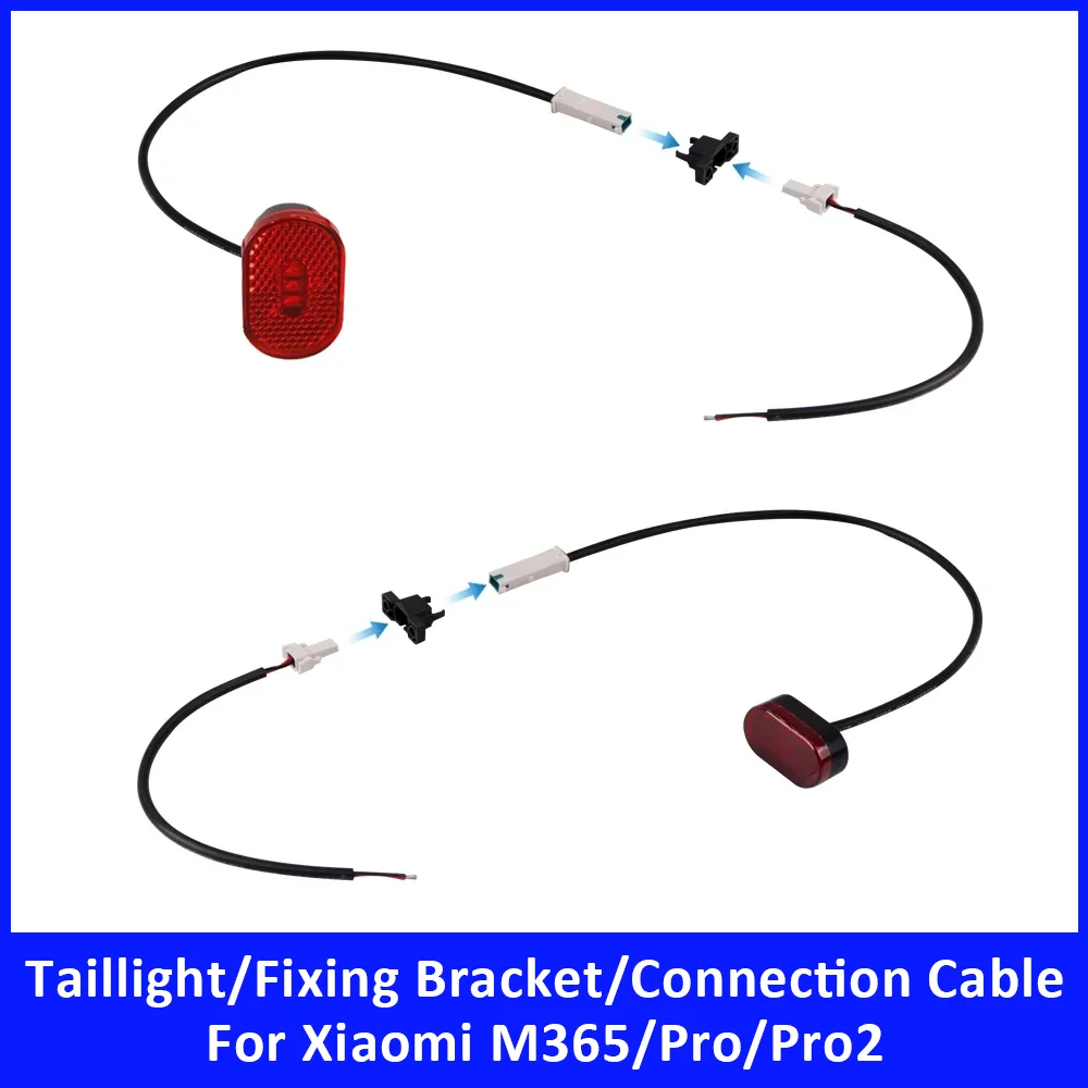 Taillight Replacement Parts for Xiaomi M365 Pro Pro2 Taillight Fixing Bracket Connection Cable Electric Scooter Accessories Part