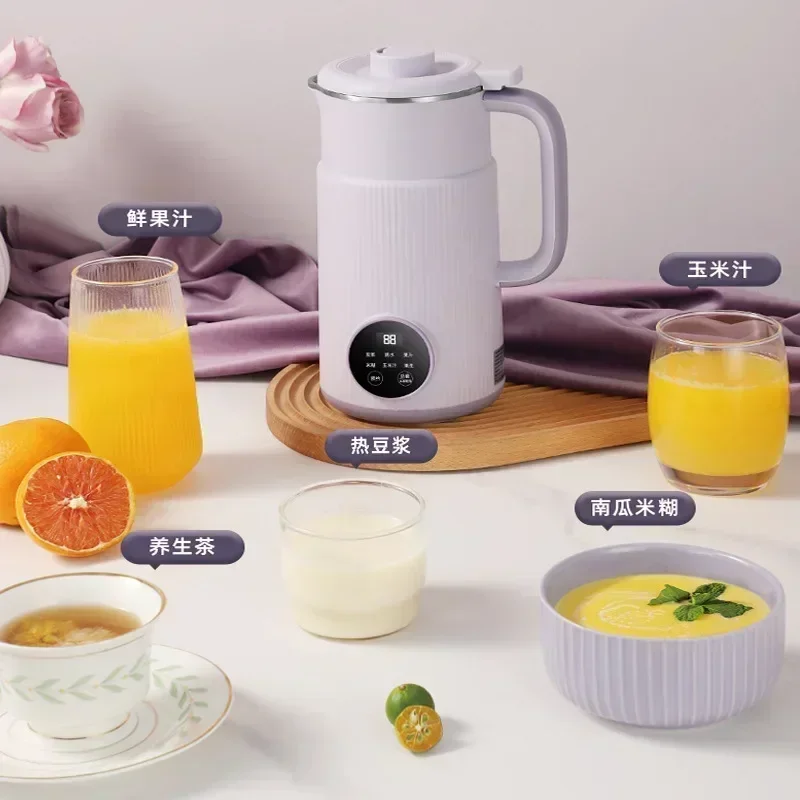 Large capacity portable soy milk making machine. Household multi-function. No filter. Silent. Wall breaker.
