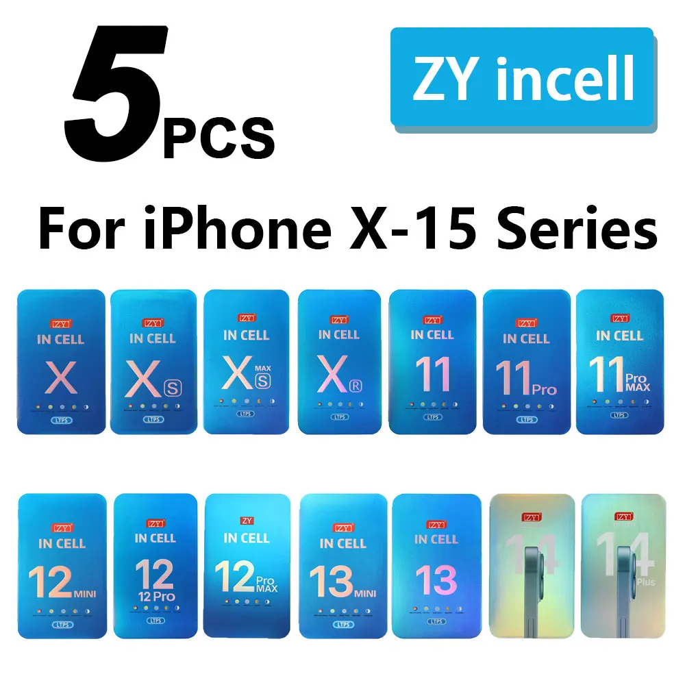 5 Pcs ZY Incell for iPhone X XR XS 11 Pro 12 Mini 13 14 Display Touch Digitizer Assembly for iPhone 12 LCD Screen Replacement 17 sold137,894.61153,218.36Save 15,323.75-10%emuniq LCD StoreSee previewSi