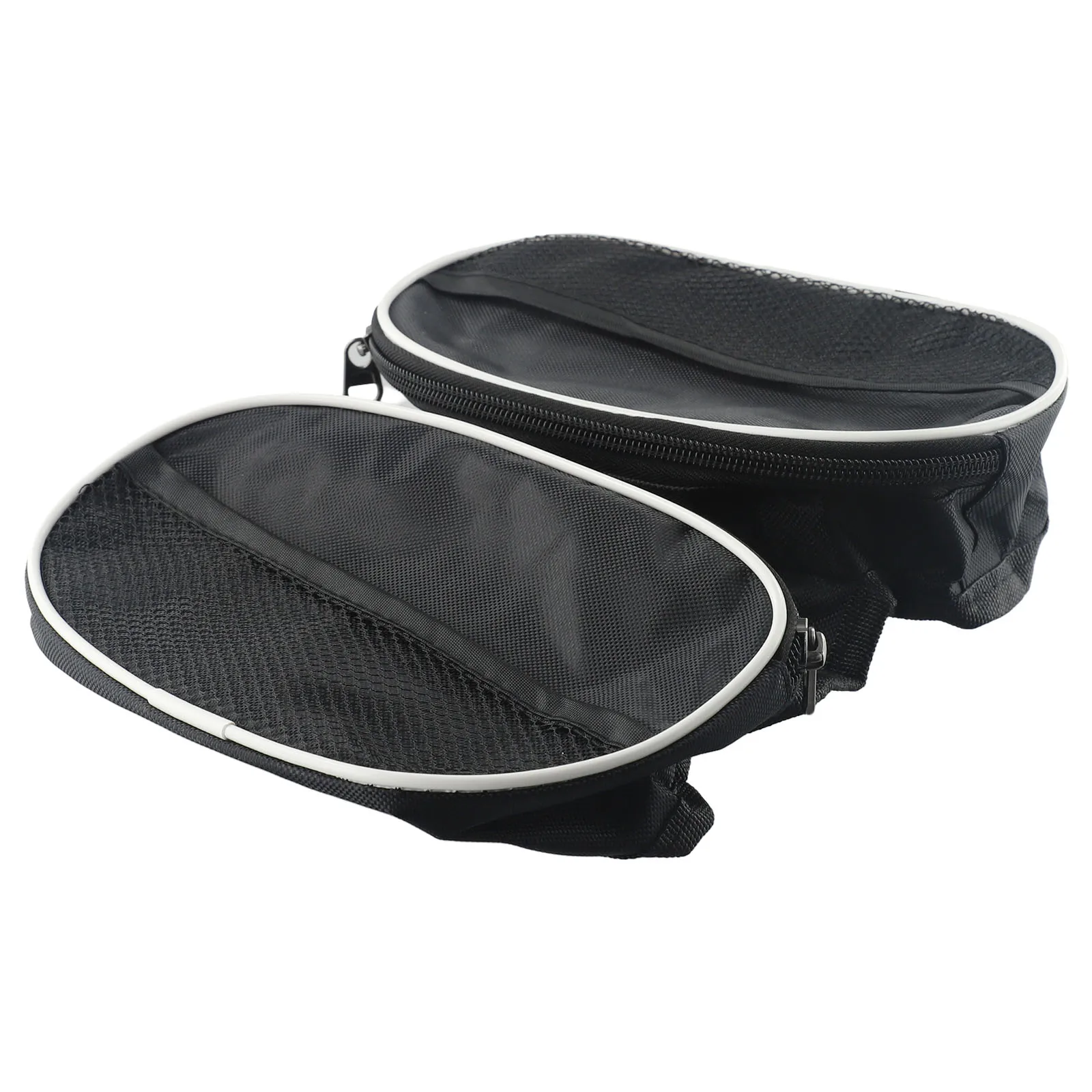 1pc Brand New Front Beam Bag Saddle Bag Sticker Strap Storage Bag Storage Case Super Capacity With Reflective Strip