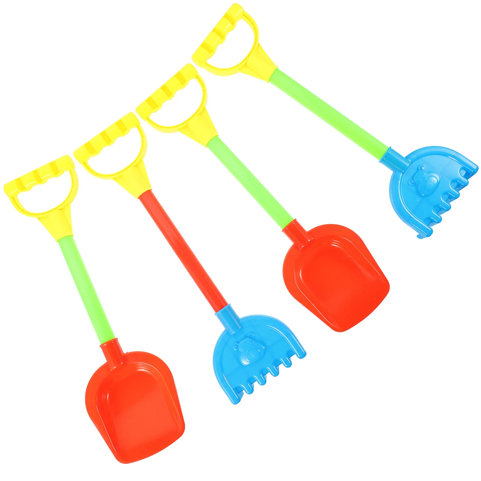4 pezzi giocattolo da spiaggia strumenti per scavo di sabbia giocattoli per bambini attrezzatura da mare in plastica per bambini