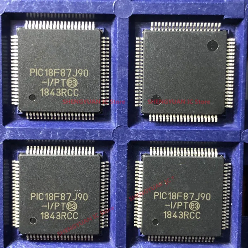 100% novo original 5pcs PIC18F87J90-I/PT chip
