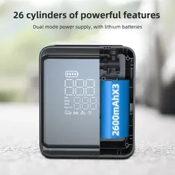 مضخة هواء ذكية جديدة 26 اسطوانة محمولة سريعة التضخم لملحقات عربة الكرة والدراجة النارية