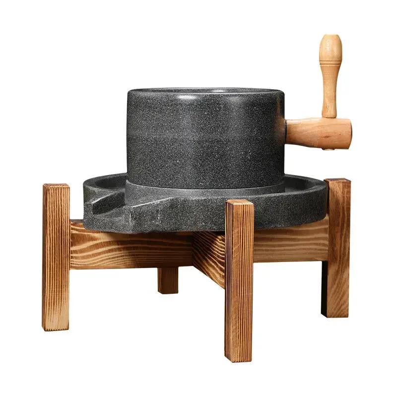 الجرانيت دليل طحن الحجر مطحنة طاحونة مطحنة دقيق الإطار المنزل مطحنة فول الصويا مقهى طاحونة آلة مطحنة Comfee حجر الرحى #4