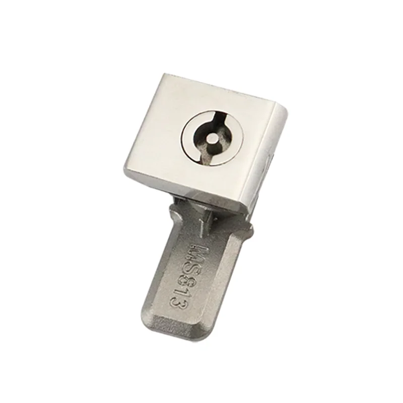 Stainless Steel Square Lock for  Box Industrial Equipment Distribution Automation Cabinet Door S-core Lock