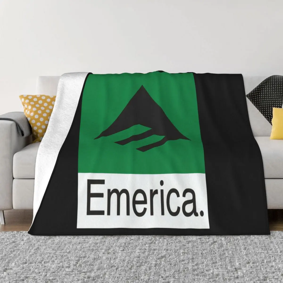 Emerica Skateboard Swea Classic Combo Black Women Men Latest Wholesale Pride Chinese Style Throw Blanket