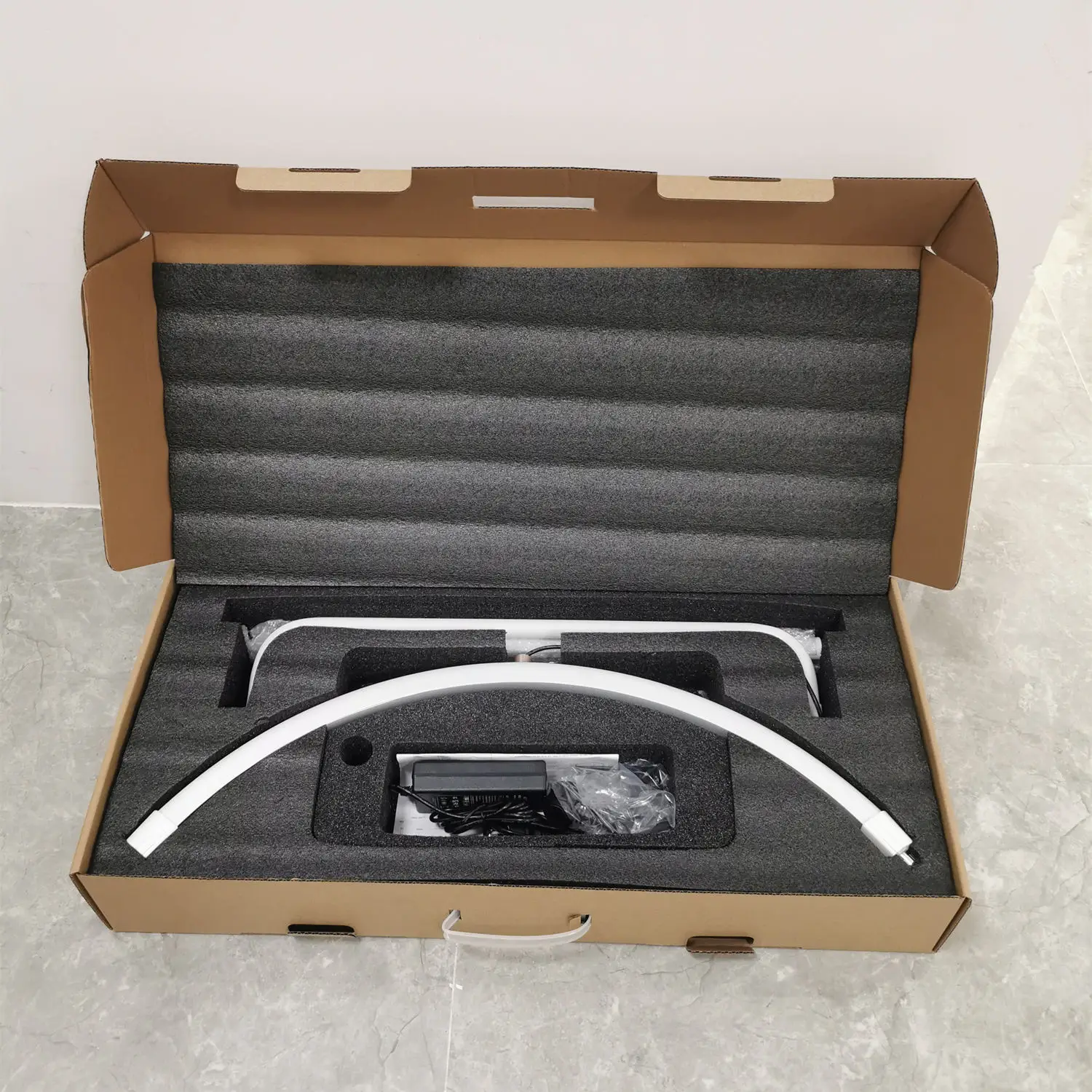 جديد 16-28 بوصة رائعة صمام ثنائي باعث للضوء نصف القمر الدائري رمش ضوء الجمال الحاجب صالون الوشم #5