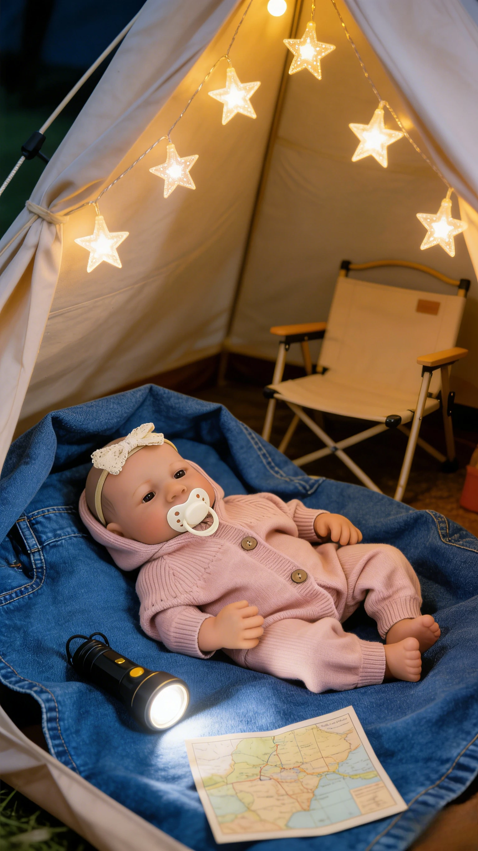 19inch Silicone Reborn Baby Doll Levi Full Body Realistic Awake/Sleeping Newborn Size 3D Skin with Visible Veins Painted Finishe