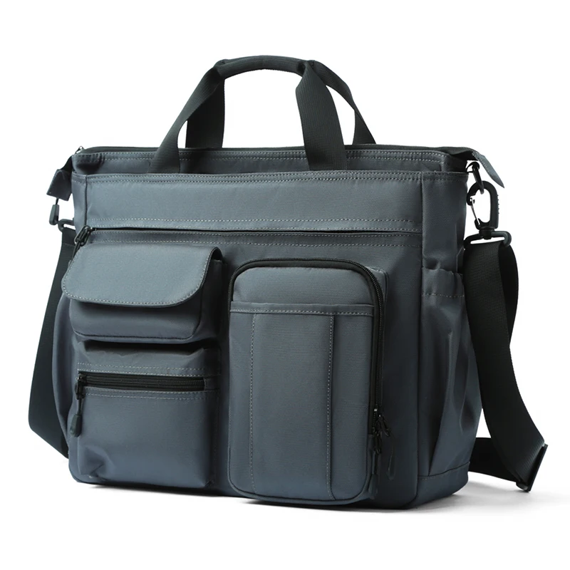 

MOYYI винтажная сумка-мессенджер бизнес 15,6-дюймовый рюкзак для ноутбука водонепроницаемая мужская сумка на одно плечо противоугонный портфель с несколькими карманами