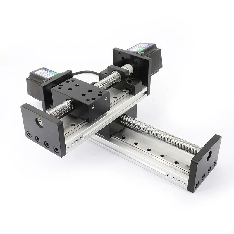 gx80-double-line-rail-linear-guide-rail-slide-table-ball-screw-slide-rail-numerical-control-lathe-cross-moving-table-module