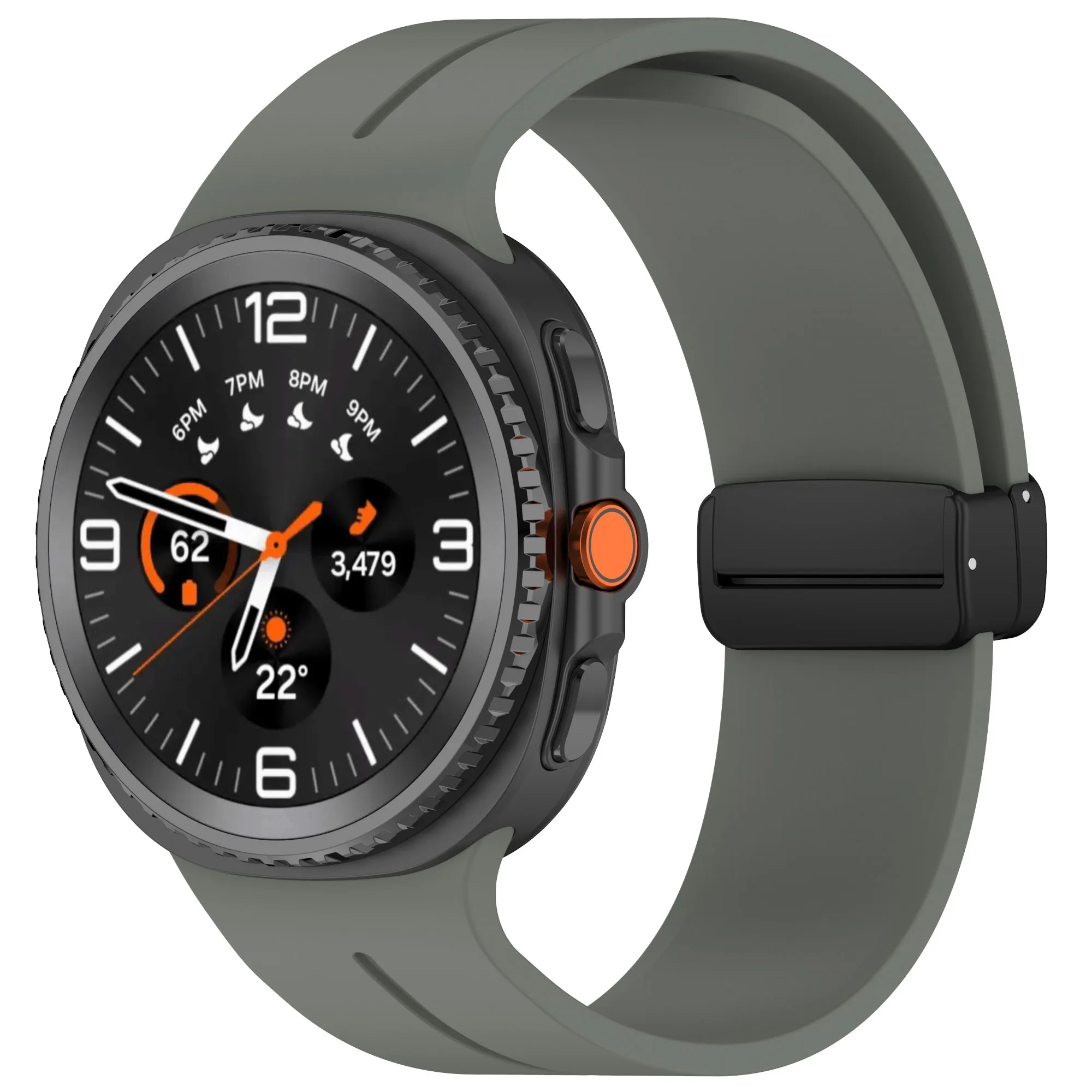 Silikonarmband für Samsung Galaxy Watch 8 9 40mm 44mm Magnetverschluss Uhrenarmband für Samsung Galaxy Watch 8 Classic 46mm Correa – Detail 20