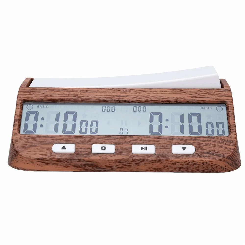 Portable Multifunctional Chess Timer ABS Material Compact Design Game Timer Anti-fall Large Screen Digital Chess Clock for Go