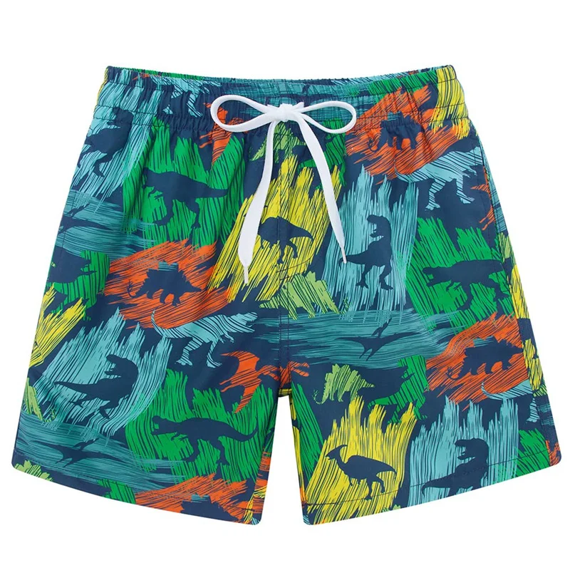 Coconut Tree Men's Shorts New Sports Shorts 3D Dinosaur Print Quick Dry Swim Trunks Hawaiian Men's Shorts Summer Men's Clothing