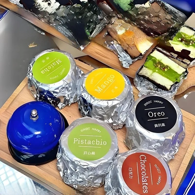 

Food Grade Aluminum Foil Paper for Pie Dessert Packaging Crispy Dunny Ton Ton Dubai Macaron Dream Dragon Pie