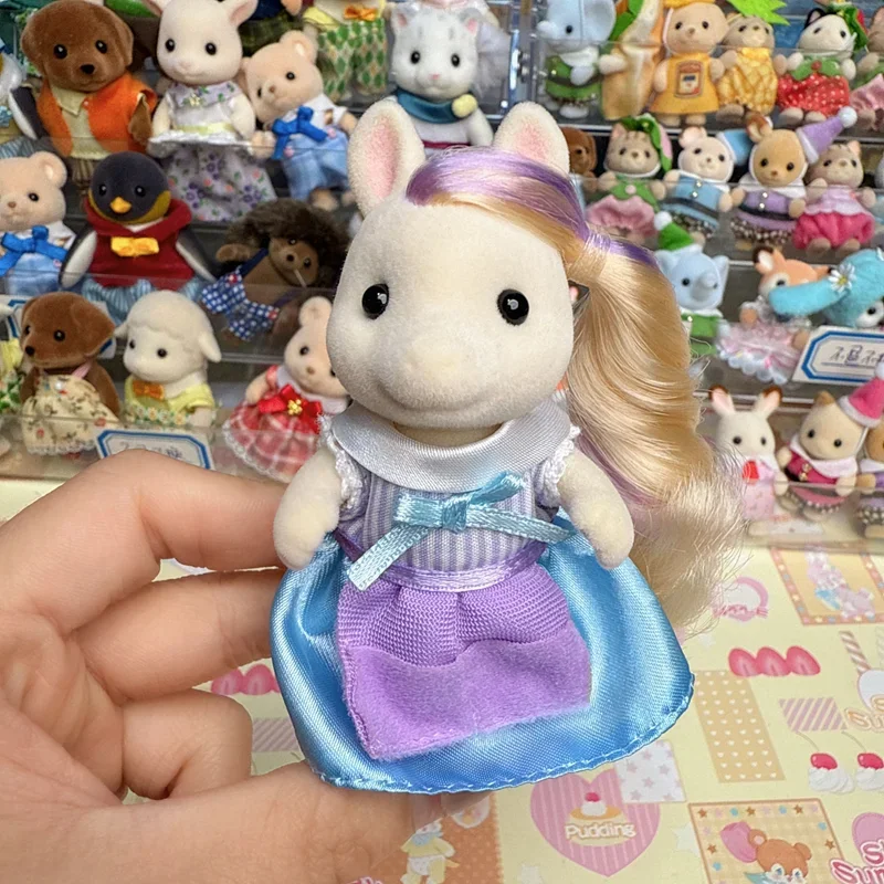 عائلات سيلفانيان كاليكو كريترز Ternuwheels مفاجأة أنيمي لعب فتاة لعبة المطابخ شخصيات لطيف Ternurines دمية متوسطة الحجم 4 #4