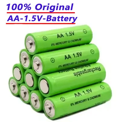 100%.Original. Recargable. NI-MH.baterías recargables. 1,5V.AA battery. Prefabricadas para juguetes.