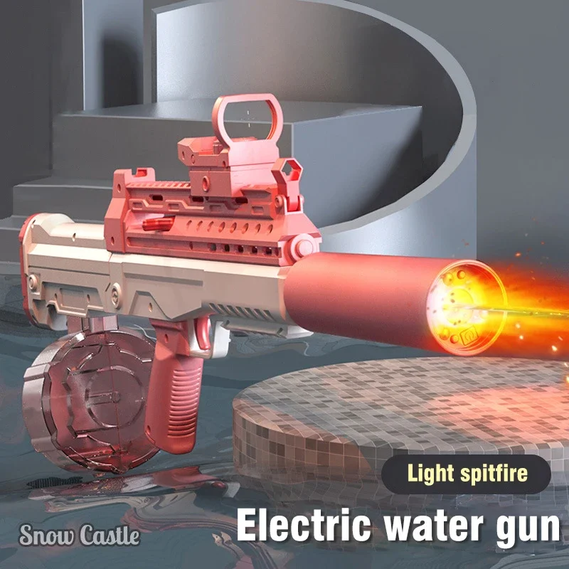 Pistolet à eau électrique entièrement automatique, M416, jouet de tir, divertissement de plage en plein air, cadeaux pour enfants et adultes, nouveau, 2025