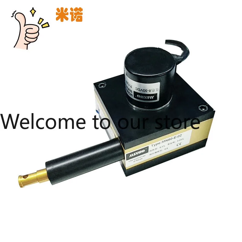 MN60-1500mm Multi-turn Absolute Value SSI Serial Port Cable Sensor Cable Encoder Landslide Displacement Meter