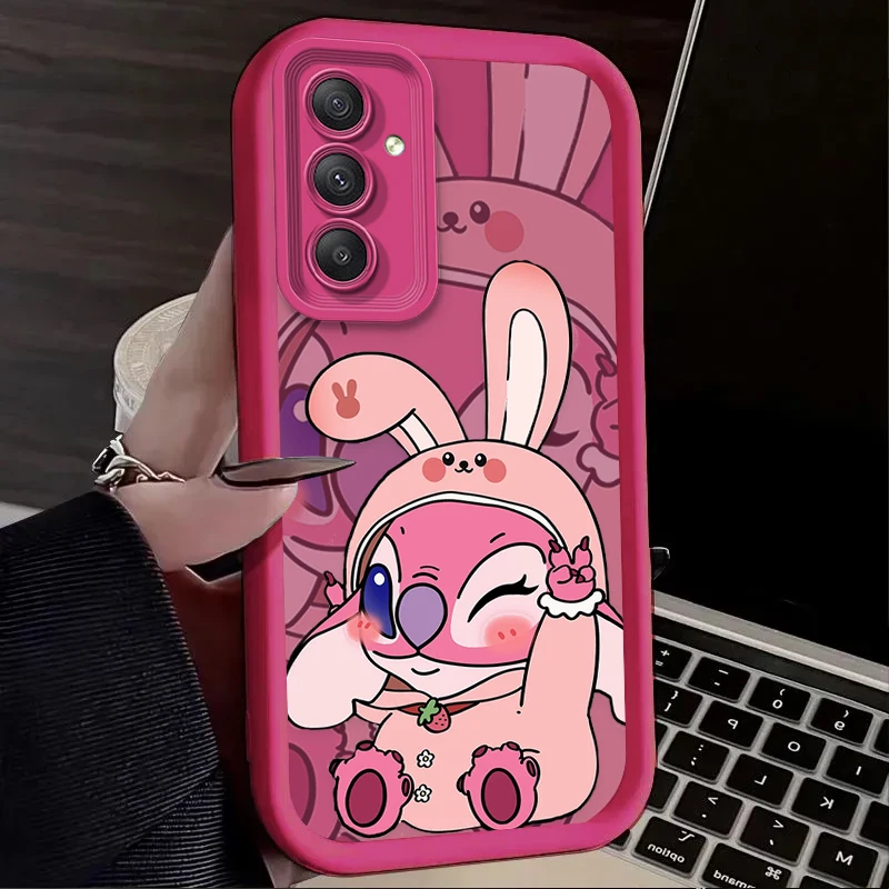 لطيف لعوب غرزة قضية الهاتف لسامسونج غالاكسي A54 A05 A05S A34 A24 A14 A53 A33 A23 A13 A52 A52S A32 A22 A12 A71 A51 A31 A50